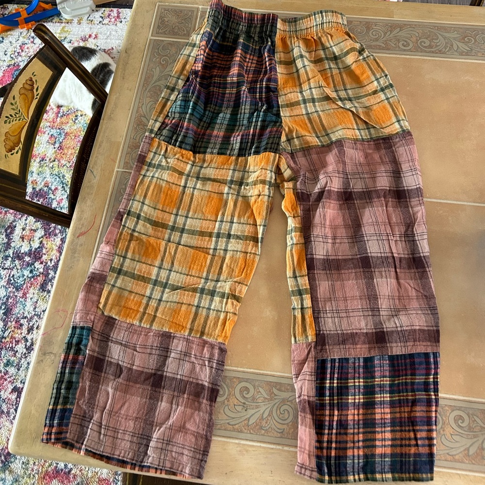 Natural Life Hippie Wide Leg Crop Pant